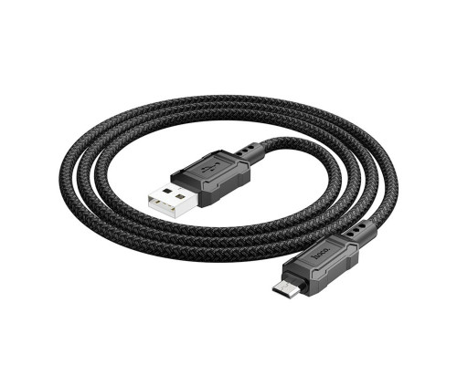 Кабель HOCO X94 Leader charging data cable Micro Black (6931474794260)