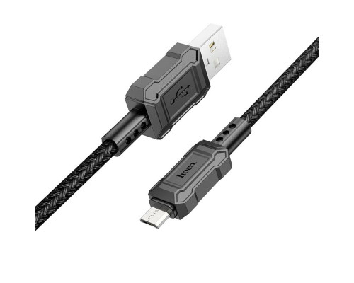 Кабель HOCO X94 Leader charging data cable Micro Black (6931474794260)