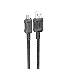 Кабель HOCO X94 Leader charging data cable Micro Black (6931474794260)