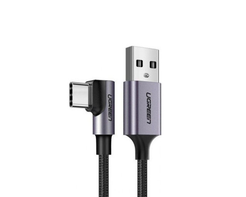 Кабель UGREEN US284 Right Angle USB-A to USB-C Cable 3m (Space Gray) (UGR-70255) (UGR-70255)