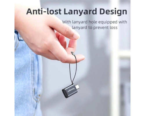 Адаптер Essager Soray OTG (Type-C Female to USB -AMale) USB3.0 Adaptor grey (EZJCA-SRB0G) (EZJCA-SRB0G)