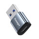 Адаптер Essager Soray OTG (Type-C Female to USB -AMale) USB3.0 Adaptor grey (EZJCA-SRB0G) (EZJCA-SRB0G)