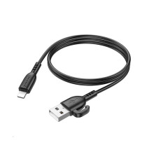 Кабель BOROFONE BX91 USB to iP 2.4A,1m, PVC, PVC connectors, Black (6974443389883)