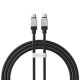 Кабель Baseus CoolPlay Series Fast Charging Cable Type-C to Type-C 100W 2m Black (CAKW000301)