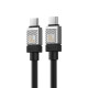 Кабель Baseus CoolPlay Series Fast Charging Cable Type-C to Type-C 100W 2m Black (CAKW000301)