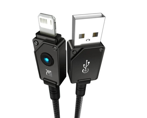 Кабель Baseus Unbreakable Series Fast Charging Data Cable USB to iP 2.4A 1m Cluster Black (P10355802111-00)