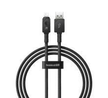 Кабель Baseus Unbreakable Series Fast Charging Data Cable USB to iP 2.4A 1m Cluster Black (P10355802111-00)