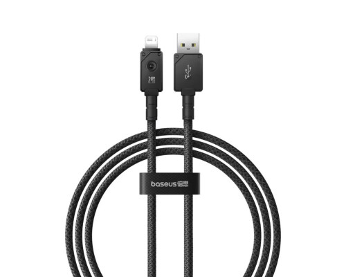 Кабель Baseus Unbreakable Series Fast Charging Data Cable USB to iP 2.4A 1m Cluster Black (P10355802111-00)