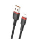 Кабель WUW-X203 USB Lightning 2,4А black (6972573336210)