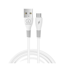Кабель WUW-X195 USB Lightning 2,4А white (WUW-X195L)