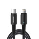 Кабель ESSAGER Fast Charging 20W USB-A to Lightning C 0,5m black (EXCTL-CGB01)