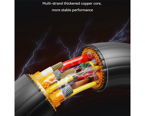 Кабель Usams US-SJ684 Type-C TO Type-C 100W 1.2m orange (SJ684USB04)