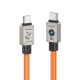 Кабель Usams US-SJ684 Type-C TO Type-C 100W 1.2m orange (SJ684USB04)