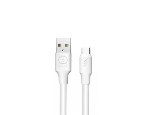 Кабель WUW-X168 USB Type-C 5А white (6972573331635)