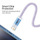 Кабель Baseus Dynamic Series Fast Charging Data Cable USB to iP 2.4A 2m Purple (CALD000505)