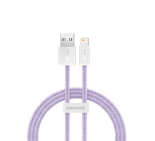 Кабель Baseus Dynamic Series Fast Charging Data Cable USB to iP 2.4A 2m Purple (CALD000505)