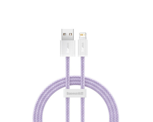 Кабель Baseus Dynamic Series Fast Charging Data Cable USB to iP 2.4A 2m Purple (CALD000505)