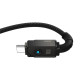 Кабель Baseus Unbreakable Series Fast Charging Data Cable USB to Type-C 100W 2m Cluster Black (P10355801111-01)