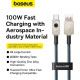 Кабель Baseus Unbreakable Series Fast Charging Data Cable USB to Type-C 100W 2m Stellar White (P10355801221-01)