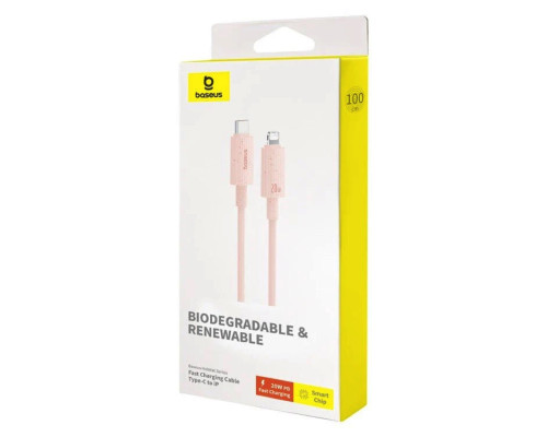 Кабель Baseus Habitat Series Fast Charging Cable Type-C to iP 20W 2m Wheat Pink (P10360201421-01)