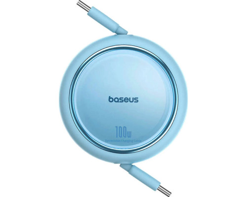 Кабель Baseus Free2Draw Mini Retractable Charging Cable Type-C to Type-C 100W 1m Galaxy Blue (P10364500311-00)