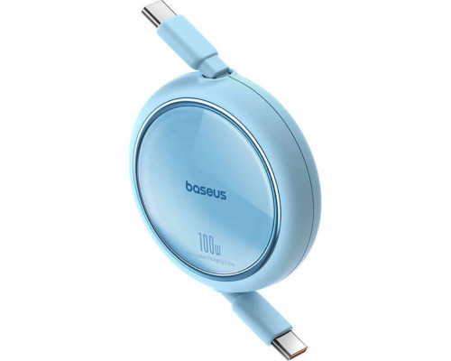 Кабель Baseus Free2Draw Mini Retractable Charging Cable Type-C to Type-C 100W 1m Galaxy Blue (P10364500311-00)