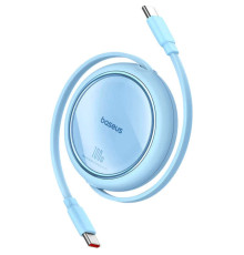 Кабель Baseus Free2Draw Mini Retractable Charging Cable Type-C to Type-C 100W 1m Galaxy Blue (P10364500311-00)