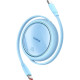 Кабель Baseus Free2Draw Mini Retractable Charging Cable Type-C to Type-C 100W 1m Galaxy Blue (P10364500311-00)