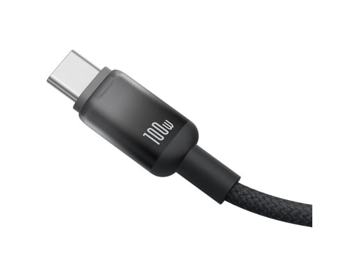 Кабель Baseus Discolor Series Fast Charging Cable USB to USB-C 100W 1m Cluster Black (P10374903111-00)