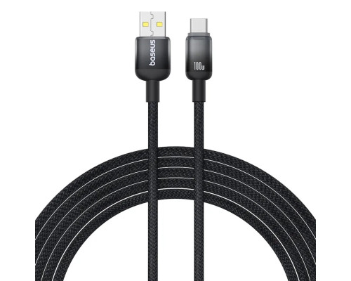 Кабель Baseus Discolor Series Fast Charging Cable USB to USB-C 100W 1m Cluster Black (P10374903111-00)