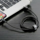Кабель Baseus Cafule Cable USB For Lightning 2.4A 1m Gray+Black (CALKLF-BG1)