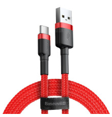 Кабель Baseus Cafule Cable USB For Type-C 3A 2m Red+Red (CATKLF-C09)