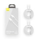 Кабель Baseus Simple Wisdom Data Cable Kit USB to iP PD 20W (2PCS/Set）1.5m White (TZCATLZJ-02)