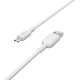 Кабель BOROFONE BX33 USB to Micro 4A, 1m, silicone, PVC connectors, White (BX33MW)