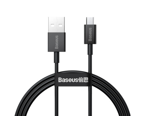 Кабель Baseus Superior Series Fast Charging Data Cable USB to Micro 2A 1m Black (CAMYS-01)