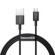 Кабель Baseus Superior Series Fast Charging Data Cable USB to Micro 2A 1m Black (CAMYS-01)