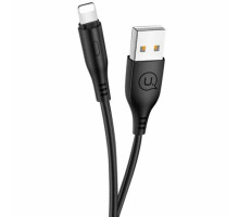 Кабель Usams US-SJ266 U18 Round lightning Cable 1m Black (SJ266USB01)