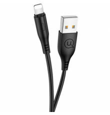 Кабель Usams US-SJ266 U18 Round lightning Cable 1m Black (SJ266USB01)