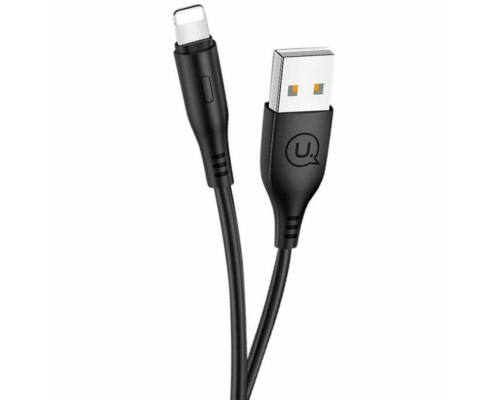 Кабель Usams US-SJ266 U18 Round lightning Cable 1m Black (SJ266USB01)