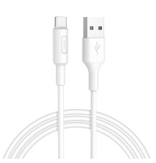 Кабель HOCO X25 USB to Micro 2A, 1m, PVC, PVC connectors, Black (6957531080121)