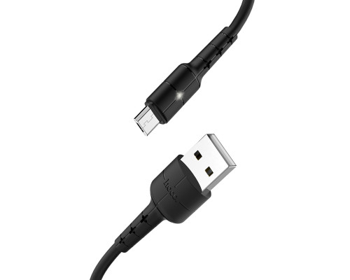 Кабель HOCO X30 Star Charging data cable for Micro Black (6957531091141)