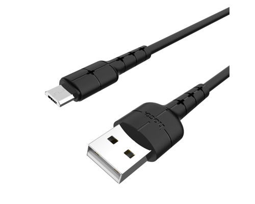 Кабель HOCO X30 Star Charging data cable for Micro Black (6957531091141)