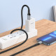 Кабель BOROFONE BX88 Solid silicone charging data cable for iP Black (BX88LB)