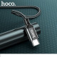 Кабель HOCO X14 Type-C to Type-C 60W, 1m, nylon, aluminum connectors, Black (6931474752215)