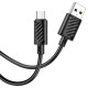 Кабель HOCO X88 Gratified charging data cable for Micro Black (6931474783325)