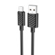 Кабель HOCO X88 Gratified charging data cable for Micro Black (6931474783325)