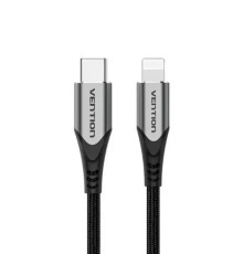 Кабель Vention USB 2.0 C to Lightning Cable 1M Gray Aluminum Alloy Type (TACHF) (TACHF)