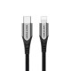 Кабель Vention USB 2.0 C to Lightning Cable 1M Gray Aluminum Alloy Type (TACHF) (TACHF)