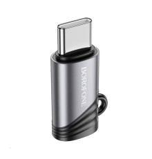 Адаптер BOROFONE BV20 Type-C male to iP female adapter Black (6941991110283)