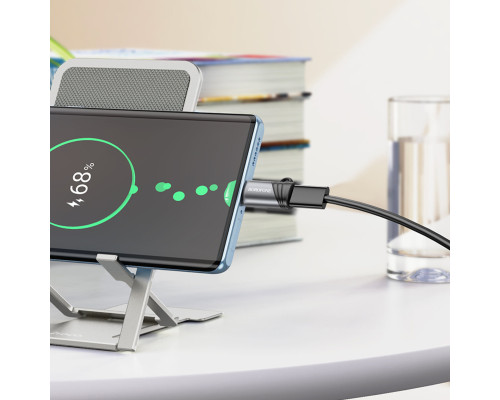 Адаптер BOROFONE BV20 Type-C male to iP female adapter Black (6941991110283)